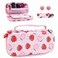 HYPERCASE Strawberry Carrying Case for Nintendo Switch Lite Portable Accessories Bundle with Pink Switch Lite Storage Bag Shoulder Strap 2 Cute Thumb Caps Builtin 8 Game Card Slots for Girls