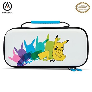 PowerA Protection Case for Nintendo SwitchOLEDLite Pokmon Pikachu Color Shift protective gaming console carry case game storage