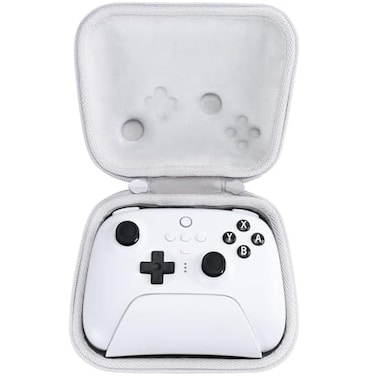 Aenllosi for 8Bitdo Ultimate 2 Bluetooth 24g Wireless Controller and Charging Dock Hard Carrying Case WhiteCase Only