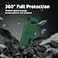 bibuks Steam Deck CaseSteam Deck OLED Protective CaseNonSlip Skin Protective Shell Accessories with Kickstand 2 Screen Protector 4 Thumb Grip Green