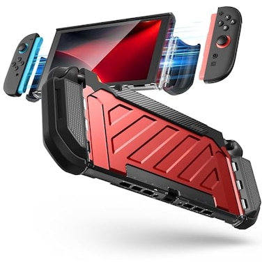SUPCASE Unicorn Beetle Pro Case for Nintendo Switch 2 2025 MilitaryGrade Protection Joy Con Remove Friendly Dockable Integrated Cover Accessories Compatible with Switch 2 Ruddy