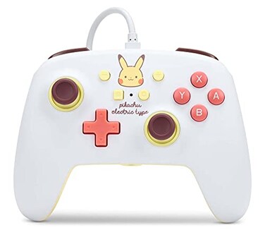 PowerA Enhanced Wired Controller for Nintendo Switch Pikachu Electric Type Nintendo Switch OLED Model Gamepad Game controller Wired controller Officially licensed