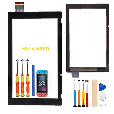 A-MIND AMIND for Nintendo Switch Touch Screen Replacement PartsFront Glass Panel OnlyNot for Switch LiteNot LCDwith Free Tool Set Screen Protector Touch Screen