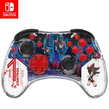 PDP REALMz Wireless Nintendo Switch Pro Controller Rechargeable LED Licensed for Nintendo SwitchLiteOLED Sonic Shadow Space Colony ARK with Full Motion Controls
