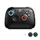 8Bitdo Ultimate 2 Bluetooth Controller with TMR Joysticks Switchable Hall EffectTactile Triggers Vibration Motion Control RGB Fire Ring and Back Buttons for SwitchSwitch 2 Windows PC Black