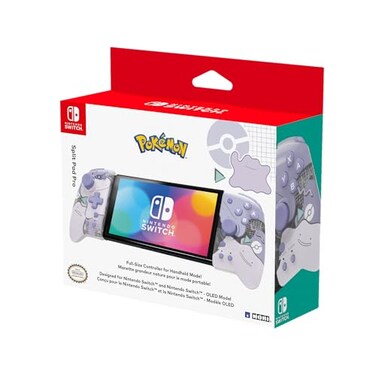 Hori Nintendo Switch Split Pad Pro Ditto Ergonomic Controller for Handheld Mode Officially Licensed By Nintendo