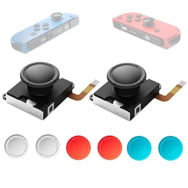 GuliKit Switch JoyCon Joystick Replacement TMR Joystick Updated AntiDrift TMR Electromagnetic Joystick For Switch LCDOLED Joy Con Switch Lite
