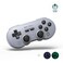 8Bitdo Sn30 Pro Wireless Bluetooth Controller Hall Effect Joystick Update Retro Gamepad for SwitchSwitch 2 PC Steam Deck Android Raspberry PI iPhone iPad macOS and Apple TV Gray Edition
