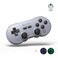 8Bitdo Sn30 Pro Wireless Bluetooth Controller Hall Effect Joystick Update Retro Gamepad for SwitchSwitch 2 PC Steam Deck Android Raspberry PI iPhone iPad macOS and Apple TV Gray Edition