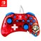 PDP Gaming Rock Candy Wired Power Nintendo Switch Pro Controller Officially Licensed LiteOLED Compatible Gamepad Super Mario Red