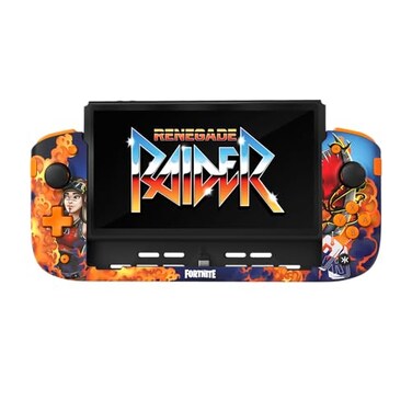 CRKD Nitro Deck Handheld Pro Controller for Nintendo Switch OLED Model TV Dockable Programmable Sidekicks Back Buttons True Collection System Renegade Raider Fortnite Edition