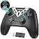 YIONON Dual Hall Effect PC ControllerEnhanced Wireless Bluetooth Controller with Hall Joysticks Triggers Joystick Speed Down for PC WindowsiPhoneAndroidSwitchSteamTV With USB Dongle Phone Clip