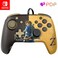 PDP REMATCH Enhanced Wired Nintendo Switch Pro Controller Switch LiteOLED Compatible Zelda Breath of the Wild GoldBlack