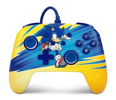 PowerA Enhanced Nintendo Switch and Switch 2 Wired Controller Sonic Boost Officially licensed