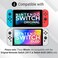 Orzly Steering Wheels Compatible with Nintendo Switch 2 2025 Console Twin Pack Racing Wheel Accessories for Joy Con Controllers and MarioKart Racing Games 1 Red 1 Blue Gift Boxed