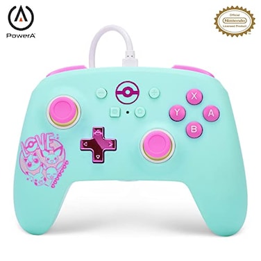 PowerA Enhanced Nintendo Switch and Switch 2 Wired Controller Pokmon Sweet Friends Gamepad game controller wired controller officially licensed