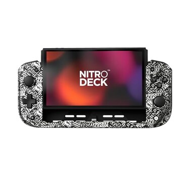 CRKD Nitro Deck Professional Handheld Deck with Zero Stick Drift for Nintendo Switch and Switch OLED Rocket League Edition
