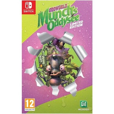 MICRO&Atilde;DS Oddworld Munchs Oddysee Limited Edition Nintendo Switch