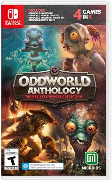 MICRO&Atilde;DS Oddworld Anthology The Unlikely Heroes Collection Nintendo Switch
