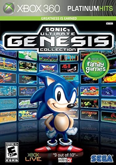 SEGA Sonics Ultimate Genesis Collection Platinum Hits Xbox 360