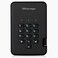 iStorage diskAshur2 HDD 1TB Black Secure portable hard drive Password protected Dust water resistant Hardware Encryption