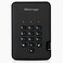 iStorage diskAshur2 HDD 1TB Black Secure portable hard drive Password protected Dust water resistant Hardware Encryption