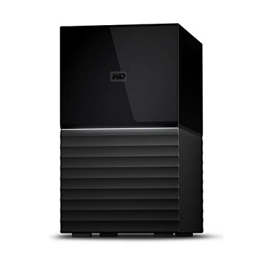 WD 16TB My Book Duo Desktop RAID External Hard Drive HDD USB 31 With Password Protection and Auto Backup Software WDBFBE0160JBKNESN