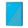 WD 4TB My Passport Portable External Hard Drive Blue backup software with defense against ransomware and password protection USB 31USB 30 compatible WDBPKJ0040BBLWESN
