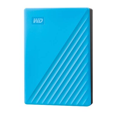WD 4TB My Passport Portable External Hard Drive Blue backup software with defense against ransomware and password protection USB 31USB 30 compatible WDBPKJ0040BBLWESN