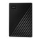 WD 1TB My Passport Portable External Hard Drive Black backup software with defense against ransomware and password protection USB 31USB 30 compatible WDBYVG0010BBKWESN