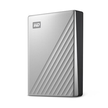 WD 6TB My Passport Ultra for Mac Silver Portable External Hard Drive Backup Software with Defense Against ransomware and Password Protection USBC and USB 31 WDBGKC0060BSLWESN