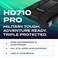 ADATA HD710 Pro 2 TB External Hard Drive Shockproof Waterproof Dustproof Durable Storage For Gamers Students Professionals Mac PC Linux Compatible Black AHD710P2TU31CBK