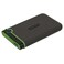 Transcend StoreJet 1TB Rugged External Hard Drive USB315Gbps Portable HDD wOne Touch AutoBackup ButtonAntiShock ResistantCompactLightweightLightningFast Speeds Iron Gray TS1TSJ25M3S