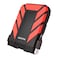 ADATA HD710 Pro External Hard Drive 2TB USB 32 Gen1 Portable HDD for Gaming Backup Storage IP68 Waterproof Dustproof MILSTD Shock Resistant Red 1 Count