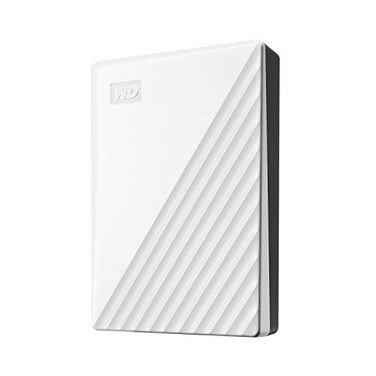 Western Digital 4TB My Passport Portable External Hard Drive with password protection and auto backup software White Western DigitalBPKJ0040BWTWESN