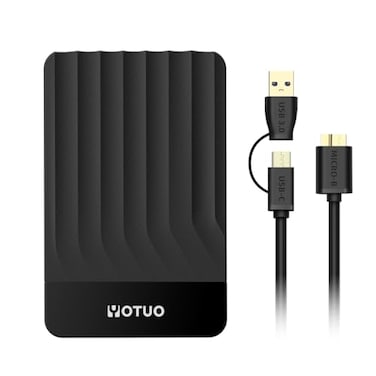 YOTUO Portable External Hard Drive Storage Expansion Mobile HDD USB 30 for PC Mac Desktop Laptop PS4 PS5 Xbox One XS Xbox 360 Xbox Series XS Office Game Black 750GB