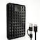 ModusTech Facet 1TB External Hard Drive Portable USBCUSB 31 Plug Play Ultra Slim HDD Hard Drive for Backup Gaming PC Mac Laptop PS4 Xbox Smart TV Black