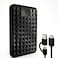 ModusTech Facet 1TB External Hard Drive Portable USBCUSB 31 Plug Play Ultra Slim HDD Hard Drive for Backup Gaming PC Mac Laptop PS4 Xbox Smart TV Black