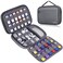 Lacdo USB Flash Drive Case Thumb Drive Holder Case Organizer Portable Electronic Accessories Storage Bag for SanDiskSamDataSamsung USB Flash Drives Jump Drive Memory Stick SD Card Cables Gray