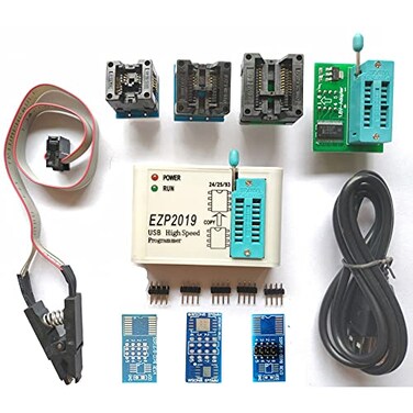 ICTOLTOL EZP2019 High Speed USB SPI chip Programmer IC eprom Programmer Socket Support 24 25 93 EEPROM Flash Bios