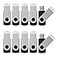 KALSAN 10 Pack 8GB USB Flah Drive USB 20 USB Memory StickBlack
