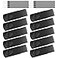 Kepmem 16GB USB Flash Drive 10 Pack Thumb Drive USB 20 Flash Drive Bulk Metal USB Memory Stick Swivel Pendrive Keychian Design Zip Drive Black Jump Drive with 10pieces Ropes Fold Storage