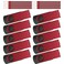 Kepmem Flash Drive 32 GB 10 Pack Thumb Drive 32GB USB Memory Stick USB Drive Portable USB 20 Pendrive Metal Jump Drive Swivel USB Stick Red Zip Drive with 10pcs Ropes Data Storage