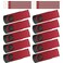 Kepmem Flash Drive 32 GB 10 Pack Thumb Drive 32GB USB Memory Stick USB Drive Portable USB 20 Pendrive Metal Jump Drive Swivel USB Stick Red Zip Drive with 10pcs Ropes Data Storage