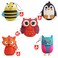 BORLTER CLAMP 16GB USB Flash Drive Pack of 5 Pcs BorlterClamp Thumb Drive with Cute Animal Pattern Gift for Students and Children