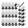 KOOTION 20 Pack 16GB USB 30 Flash Drive Bulk Swivel USB Stick Thumb Drive Memory Stick for Data Storage Black