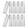 Aiibe 10 Pack 2GB Flash Drive Bulk Metal USB Flash Drives USB 20 Thumb Drives USB Drive with Keychain Waterproof Silver