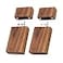 TATMOHIK 2 Pack 64GB Wood USB 30 Flash Drive Walnut Wood Memory Stick 64 GB Thumb Drive USB Drive Zip Drive