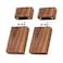 TATMOHIK 2 Pack 64GB Wood USB 30 Flash Drive Walnut Wood Memory Stick 64 GB Thumb Drive USB Drive Zip Drive