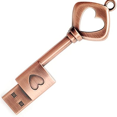 LEIZHAN USB Flash Drive 32GB Metal Key of Love Key Chain USB Flash Drive high Speed USB Pen Drive Memory Stick u Disk pendrive